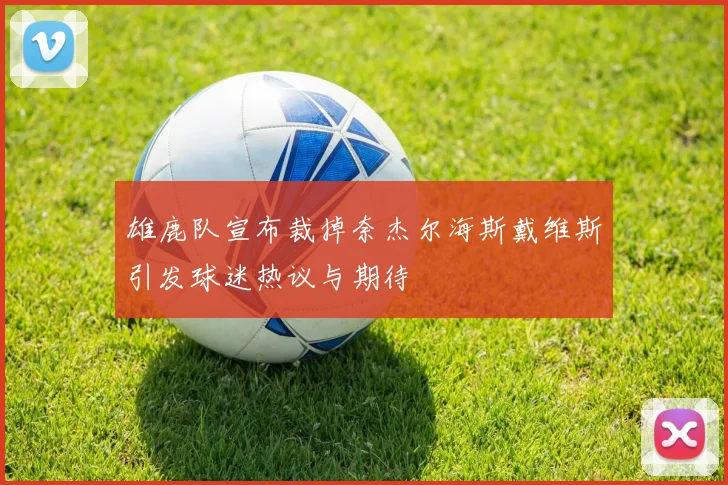 雄鹿队宣布裁掉奈杰尔海斯戴维斯引发球迷热议与期待